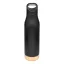 Termos 500 ml, 2401E14494, Everestus, Ø6.5x27 cm, Otel, Bambus, Negru