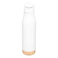   Termos 500 ml, 2401E14495, Everestus, Ø6.5x27 cm, Otel, Bambus, Alb
