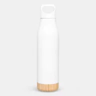   Termos 500 ml, 2401E14495, Everestus, Ø6.5x27 cm, Otel, Bambus, Alb