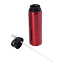Sticla de apa sport, Everestus, 18SEP3070, 800 ml,  Ø7.5x23.5 cm, Aluminiu, Plastic, Silicon, Rosu