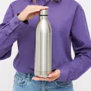 Termos 1000 ml, 2401E14498, Everestus, Ø8.5x33 cm, Otel, Plastic, Argintiu