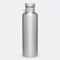   Termos 1000 ml, 2401E14497, Everestus, Ø8.5x29.5 cm, Otel, Bambus, Argintiu