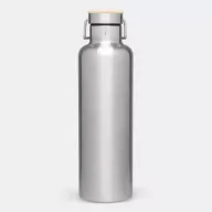   Termos 1000 ml, 2401E14497, Everestus, Ø8.5x29.5 cm, Otel, Bambus, Argintiu