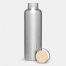 Termos 1000 ml, 2401E14497, Everestus, Ø8.5x29.5 cm, Otel, Bambus, Argintiu