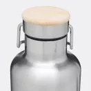 Termos 1000 ml, 2401E14497, Everestus, Ø8.5x29.5 cm, Otel, Bambus, Argintiu