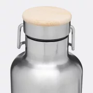   Termos 1000 ml, 2401E14497, Everestus, Ø8.5x29.5 cm, Otel, Bambus, Argintiu