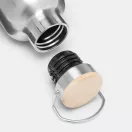Termos 1000 ml, 2401E14497, Everestus, Ø8.5x29.5 cm, Otel, Bambus, Argintiu