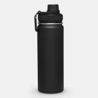   Termos 600 ml, 2401E14491, Everestus, Ø7.4x25 cm, Otel, Plastic, Negru