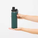 Termos 600 ml, 2401E14493, Everestus, Ø7.4x25 cm, Otel, Plastic, Verde