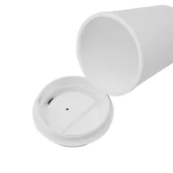   Cana termos, 350 ml, 2509E14293, Everestus, Ø9.2x13 cm, Plastic, Alb