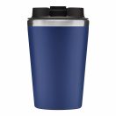 Cana de voiaj 350 ml, 2401E14314, Everestus, Ø9x15 cm, Otel, Polipropilena, Albastru