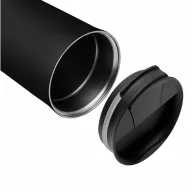   Cana termos 450 ml, 2401E14305, Everestus, Ø8.5x16.7 cm, Otel, Polipropilena, Negru