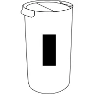   Cana termos 450 ml, 2401E14306, Everestus, Ø8.5x16.7 cm, Otel, Polipropilena, Alb