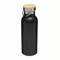   Termos 500 ml, 2401E14482, Everestus, Ø7.2x22.3 cm, Otel, Bambus, Negru