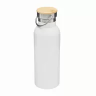   Termos 500 ml, 2401E14483, Everestus, Ø7.2x22.3 cm, Otel, Bambus, Alb