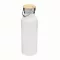 Termos 500 ml, 2401E14483, Everestus, Ø7.2x22.3 cm, Otel, Bambus, Alb