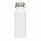 Termos 500 ml, 2401E14483, Everestus, Ø7.2x22.3 cm, Otel, Bambus, Alb