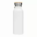 Termos 500 ml, 2401E14483, Everestus, Ø7.2x22.3 cm, Otel, Bambus, Alb
