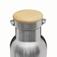   Termos 500 ml, 2401E14484, Everestus, Ø7.2x22.3 cm, Otel, Bambus, Argintiu