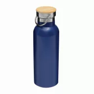   Termos 500 ml, 2401E14485, Everestus, Ø7.2x22.3 cm, Otel, Bambus, Albastru