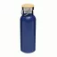 Termos 500 ml, 2401E14485, Everestus, Ø7.2x22.3 cm, Otel, Bambus, Albastru