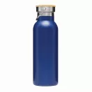 Termos 500 ml, 2401E14485, Everestus, Ø7.2x22.3 cm, Otel, Bambus, Albastru