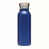   Termos 500 ml, 2401E14485, Everestus, Ø7.2x22.3 cm, Otel, Bambus, Albastru