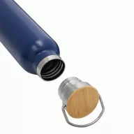   Termos 500 ml, 2401E14485, Everestus, Ø7.2x22.3 cm, Otel, Bambus, Albastru