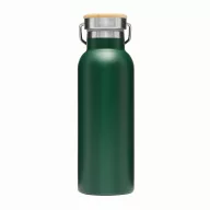   Termos 500 ml, 2401E14487, Everestus, Ø7.2x22.3 cm, Otel, Bambus, Verde