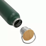   Termos 500 ml, 2401E14487, Everestus, Ø7.2x22.3 cm, Otel, Bambus, Verde