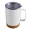 Cana termos, 350 ml, 2509E14307, Everestus, Ø8.5x13 cm, Otel, Pluta, Plastic, Alb