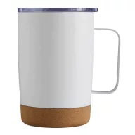   Cana termos, 350 ml, 2509E14307, Everestus, Ø8.5x13 cm, Otel, Pluta, Plastic, Alb