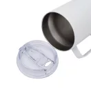 Cana termos, 350 ml, 2509E14307, Everestus, Ø8.5x13 cm, Otel, Pluta, Plastic, Alb