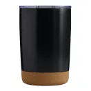 Cana termos, 350 ml, 2509E14308, Everestus, Ø8.5x13 cm, Otel, Pluta, Plastic, Negru