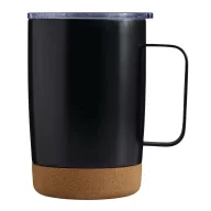   Cana termos, 350 ml, 2509E14308, Everestus, Ø8.5x13 cm, Otel, Pluta, Plastic, Negru