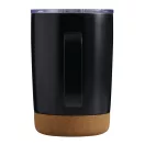 Cana termos, 350 ml, 2509E14308, Everestus, Ø8.5x13 cm, Otel, Pluta, Plastic, Negru
