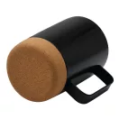 Cana termos, 350 ml, 2509E14308, Everestus, Ø8.5x13 cm, Otel, Pluta, Plastic, Negru
