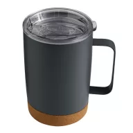   Cana termos, 350 ml, 2509E14309, Everestus, Ø8.5x13 cm, Otel, Pluta, Plastic, Gri
