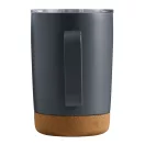 Cana termos, 350 ml, 2509E14309, Everestus, Ø8.5x13 cm, Otel, Pluta, Plastic, Gri