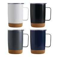   Cana termos, 350 ml, 2509E14309, Everestus, Ø8.5x13 cm, Otel, Pluta, Plastic, Gri