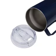   Cana termos, 350 ml, 2509E14310, Everestus, Ø8.5x13 cm, Otel, Pluta, Plastic, Albastru bleumarin