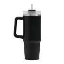 Cana termos 900 ml, 2410E25169, Everestus, ø8.8 x 24 cm, Otel, Negru