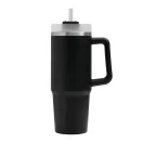 Cana termos 900 ml, 2410E25169, Everestus, ø8.8 x 24 cm, Otel, Negru