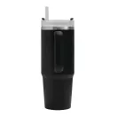 Cana termos 900 ml, 2410E25169, Everestus, ø8.8 x 24 cm, Otel, Negru