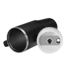 Cana termos 900 ml, 2410E25169, Everestus, ø8.8 x 24 cm, Otel, Negru