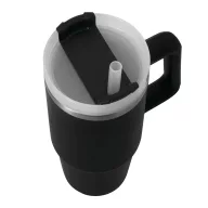   Cana termos 900 ml, 2410E25169, Everestus, ø8.8 x 24 cm, Otel, Negru