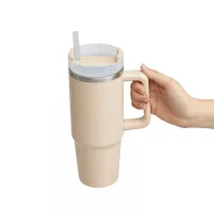   Cana termos 900 ml, 2410E25171, Everestus, ø8.8 x 24 cm, Otel, Bej
