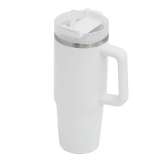   Cana de voiaj, 900 ml, 2502E15470, Everestus, Ø8.8 x 24 cm, Otel, Alb