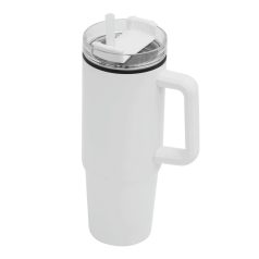   Cana de voiaj, 900 ml, 2502E15469, Everestus, Ø8.8 x 24 cm, Otel, Alb