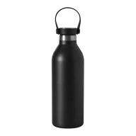   Sticla termos, 500 ml, 2502E16361, Everestus, Ø7.2 x 21.5 cm, Otel, Negru
